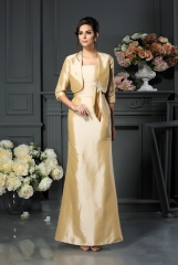 pale yellow mother of the bride dresses